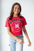 Nebraska Sayler Star Heavyweight Crop Tee